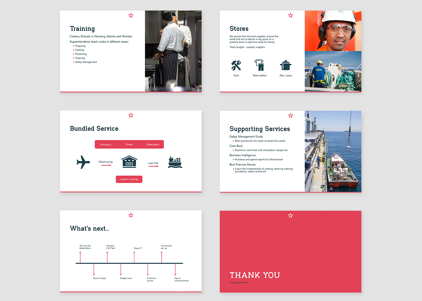 6 slide layouts