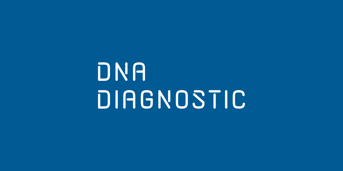 DNA Diagnostic white logo